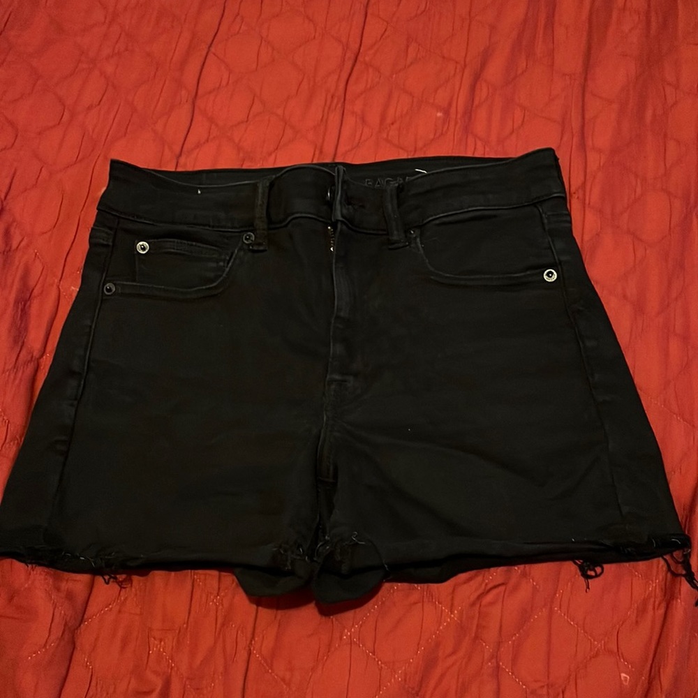 American Eagle Ne(x)t level curvy high-waisted denim shorts